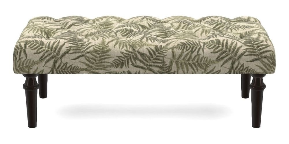 Small Buttoned Footstool