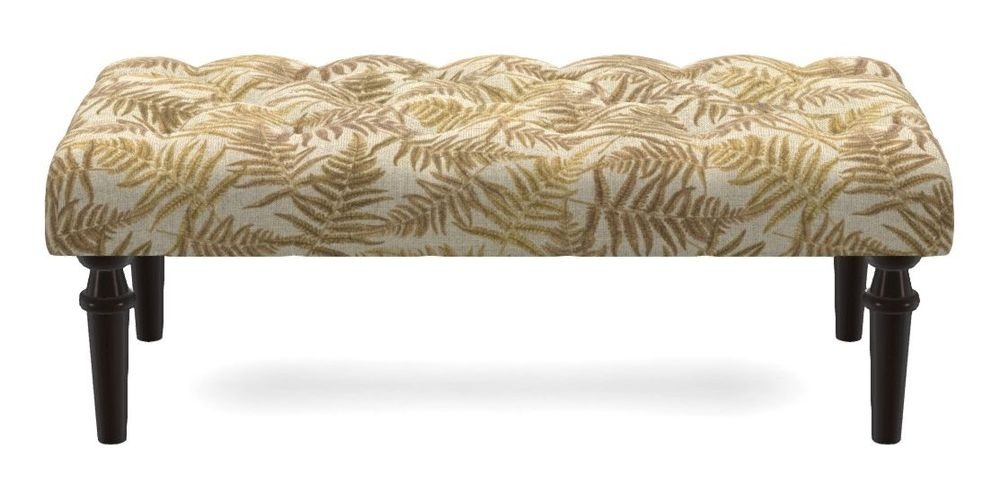 Small Buttoned Footstool