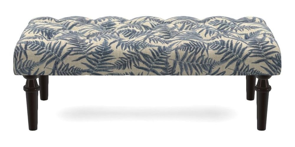 Small Buttoned Footstool
