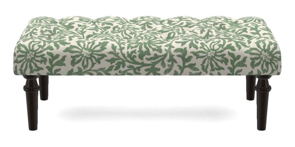 Small Buttoned Footstool