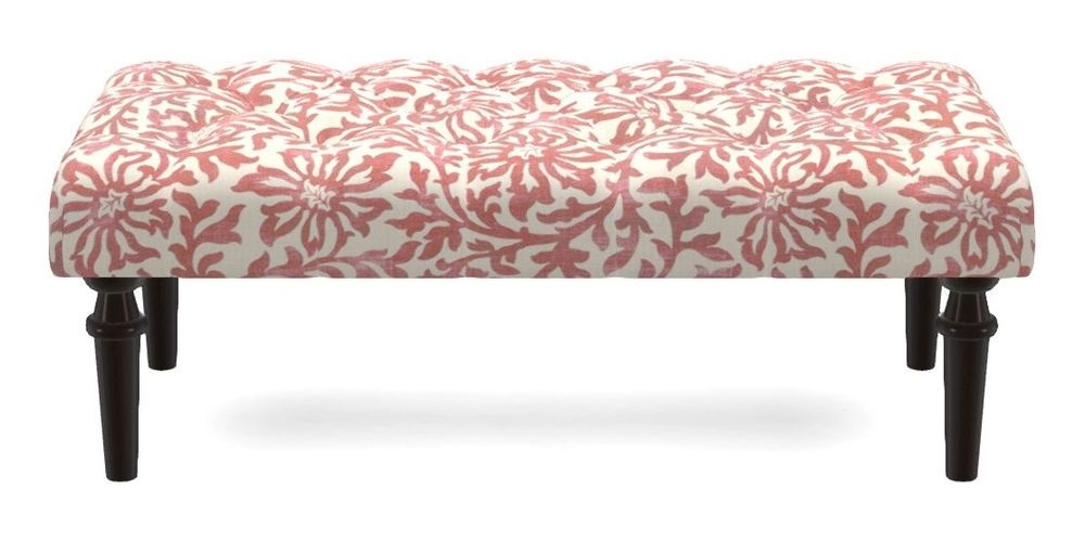 Small Buttoned Footstool