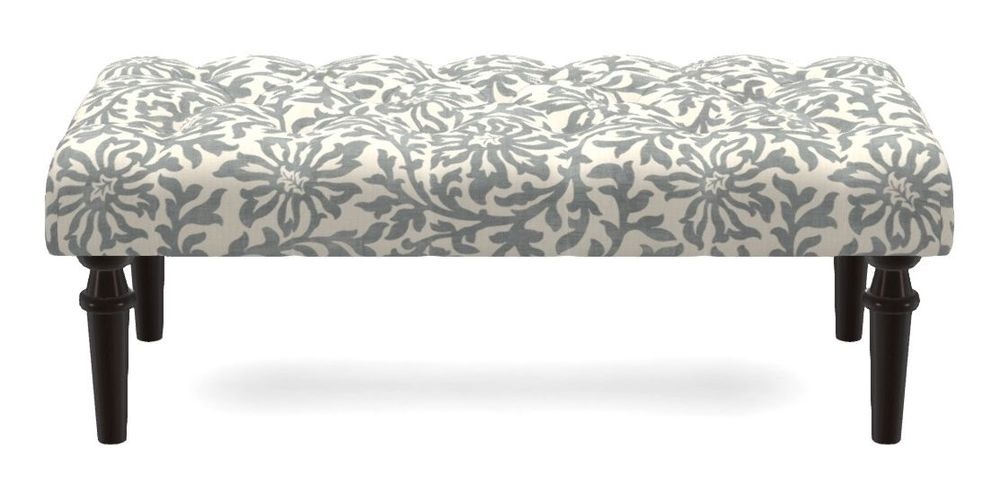 Small Buttoned Footstool