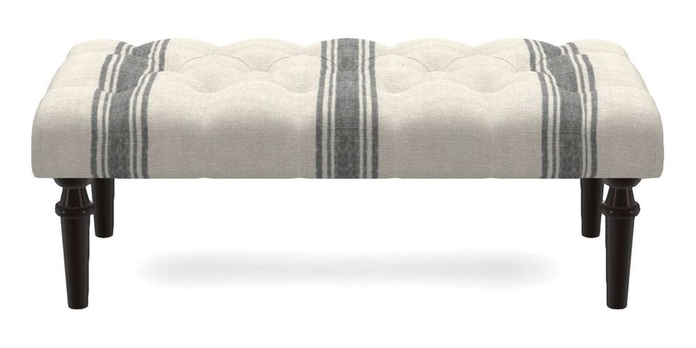 Small Buttoned Footstool