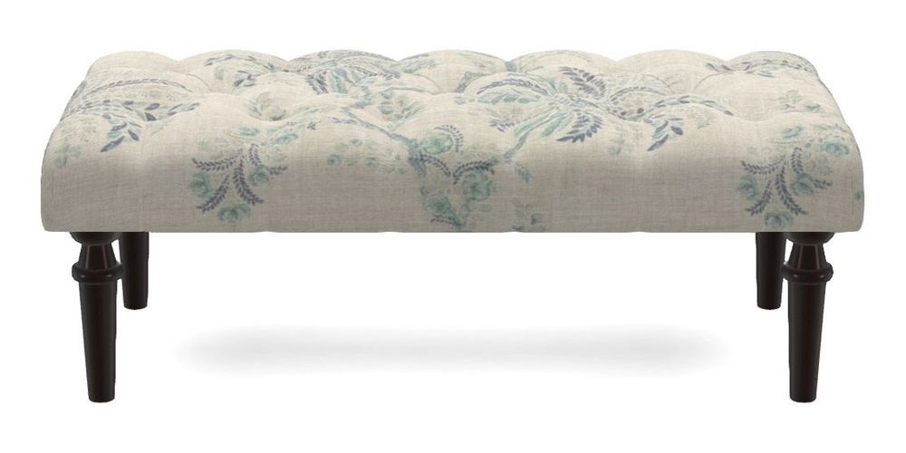 Small Buttoned Footstool