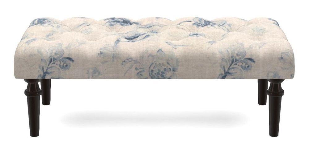 Small Buttoned Footstool