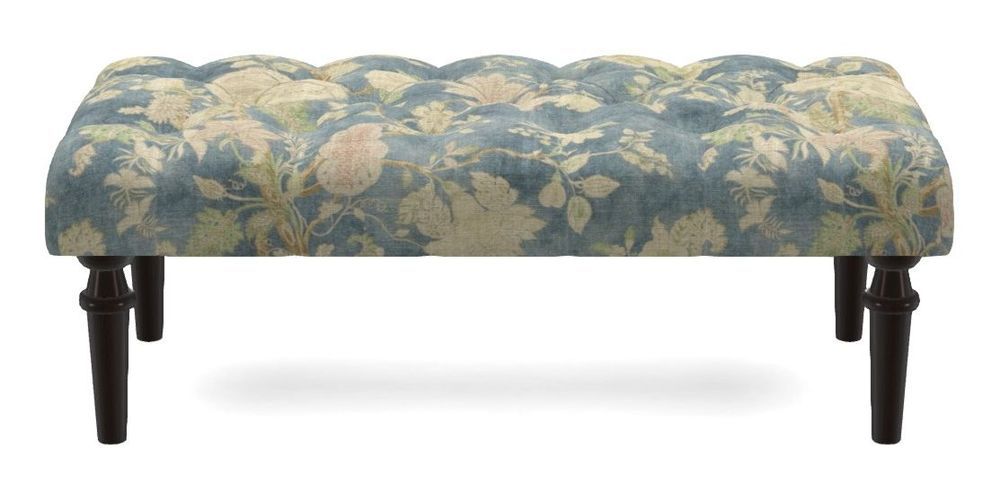 Small Buttoned Footstool