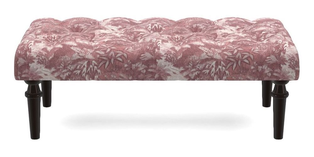 Small Buttoned Footstool