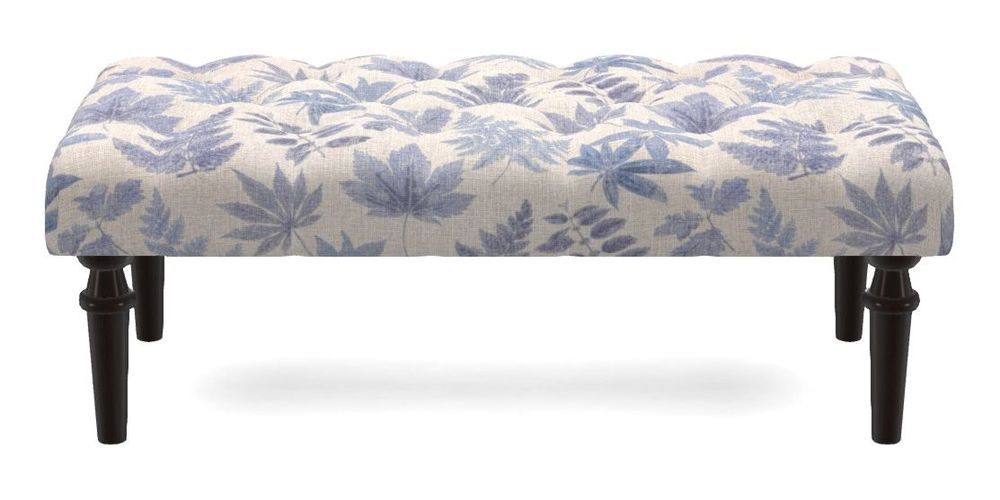 Small Buttoned Footstool