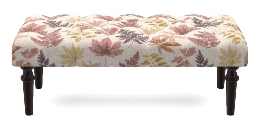 Small Buttoned Footstool