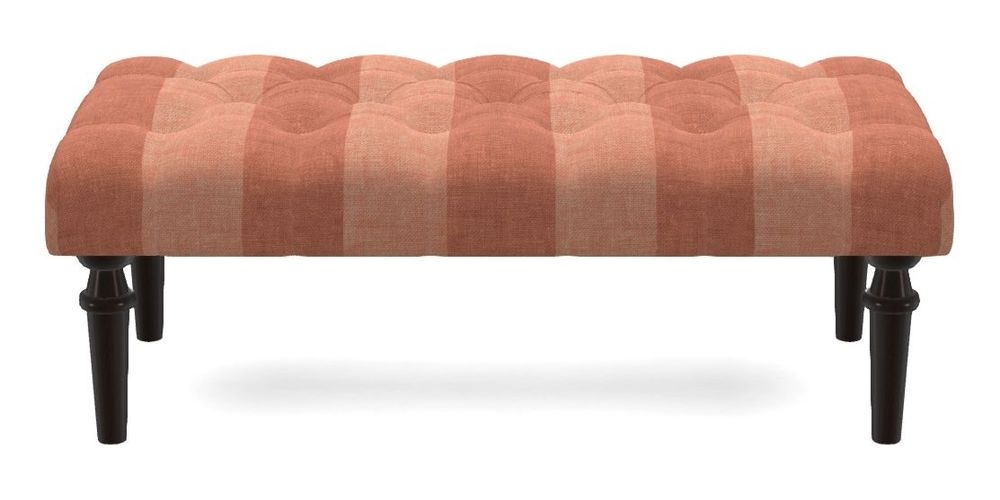 Small Buttoned Footstool