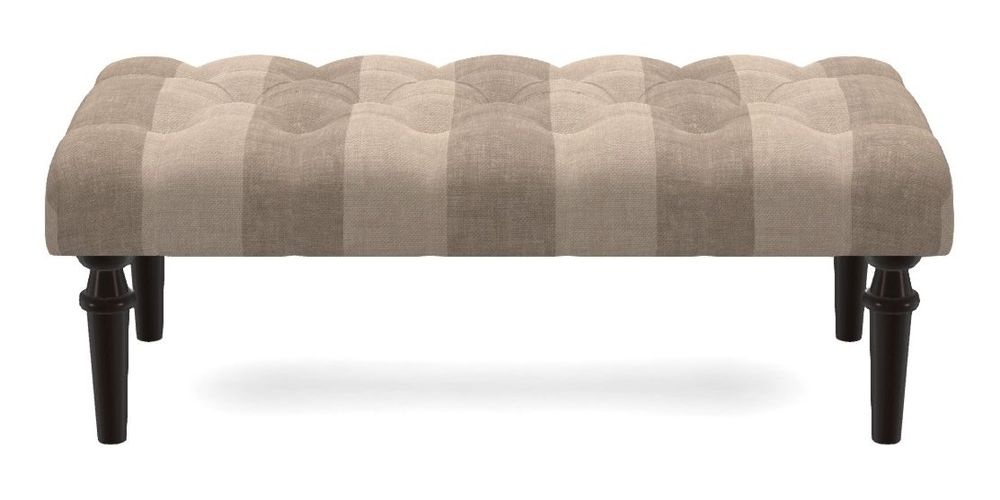 Small Buttoned Footstool