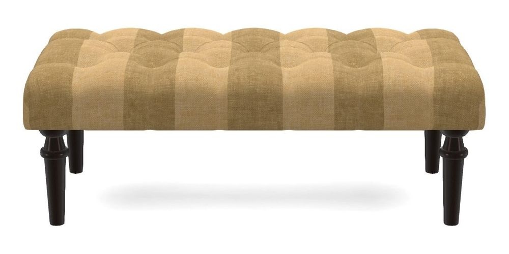 Small Buttoned Footstool