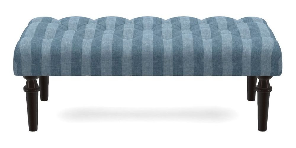 Small Buttoned Footstool