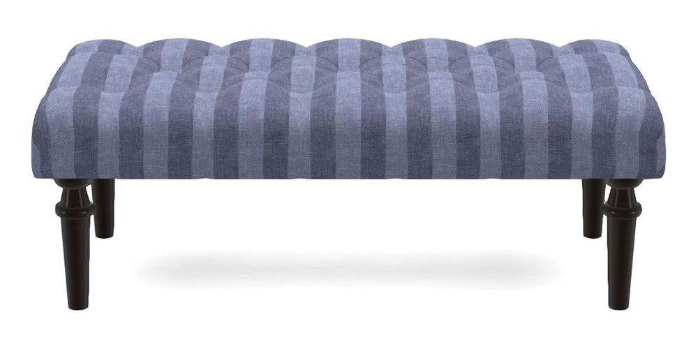 Small Buttoned Footstool