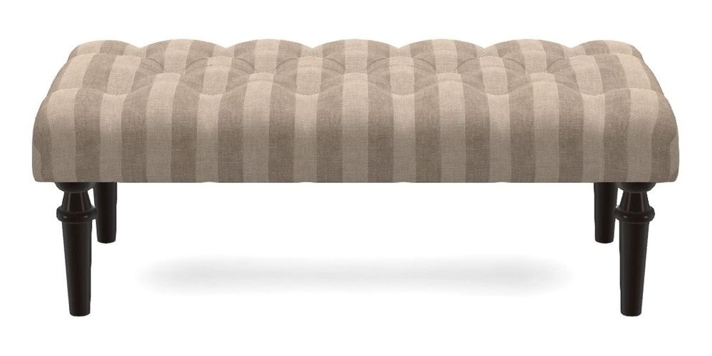 Small Buttoned Footstool