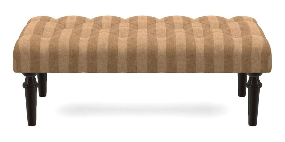 Small Buttoned Footstool