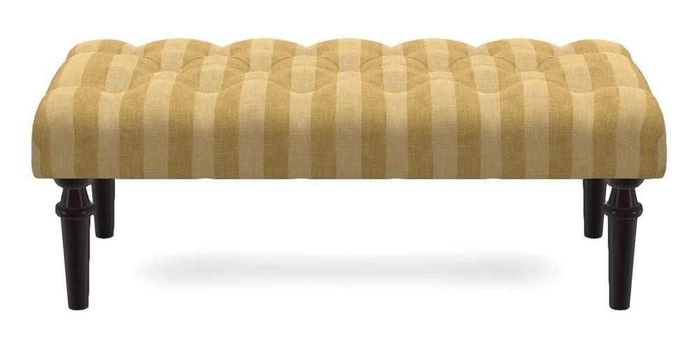 Small Buttoned Footstool