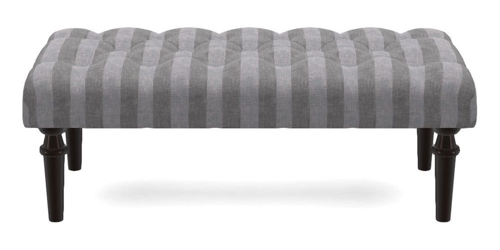 Small Buttoned Footstool