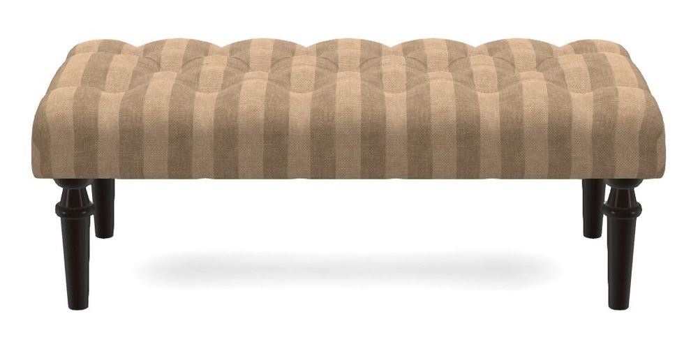 Small Buttoned Footstool