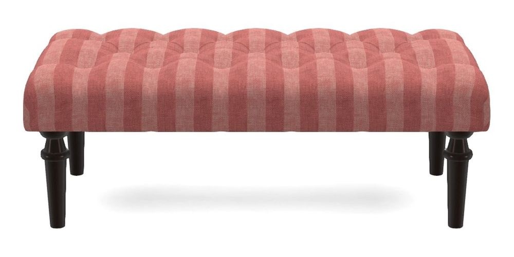 Small Buttoned Footstool