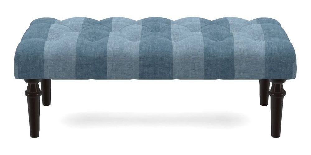 Small Buttoned Footstool