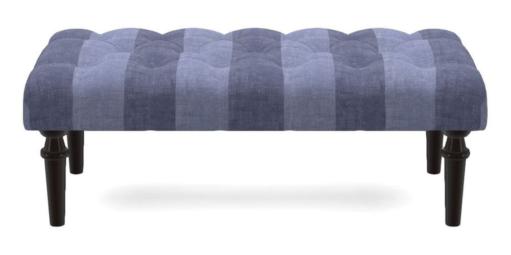 Small Buttoned Footstool