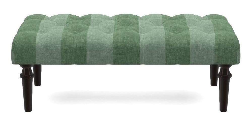 Small Buttoned Footstool