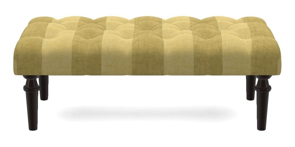 Small Buttoned Footstool