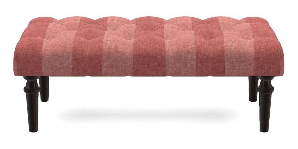 Small Buttoned Footstool