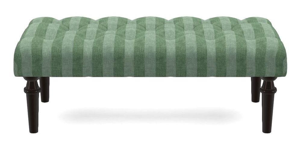 Small Buttoned Footstool