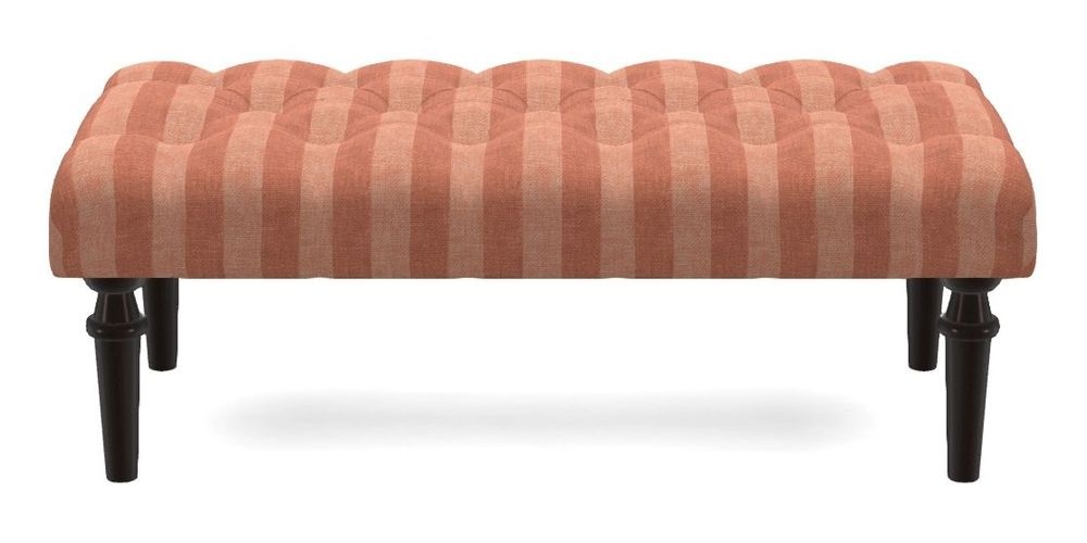 Small Buttoned Footstool