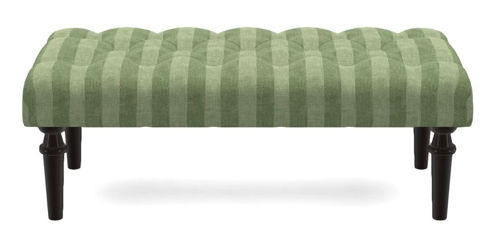 Small Buttoned Footstool