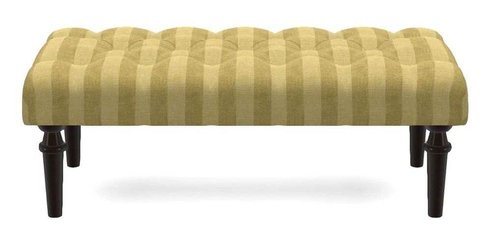 Small Buttoned Footstool