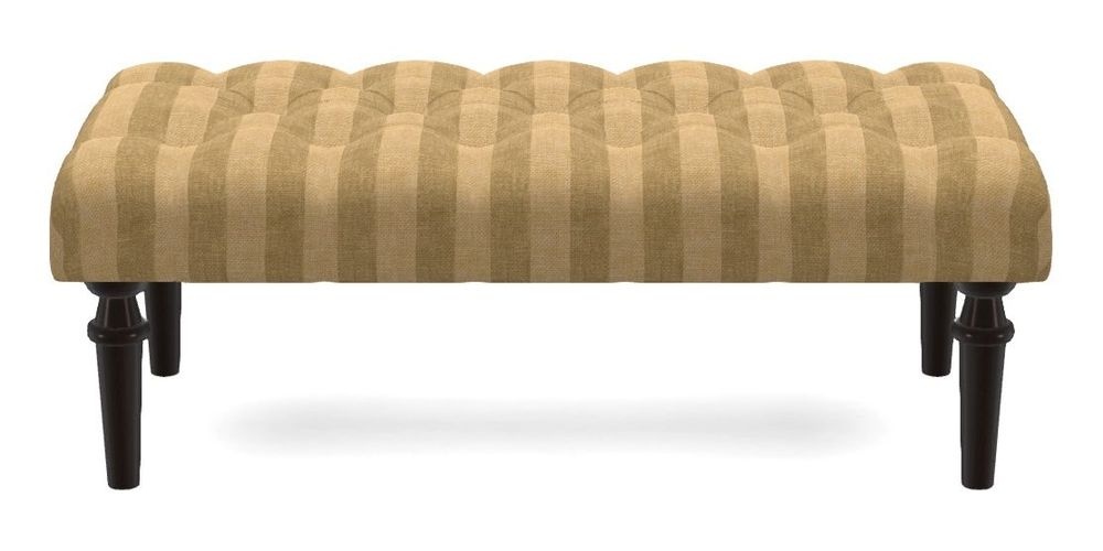 Small Buttoned Footstool