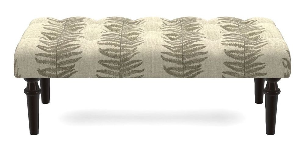 Small Buttoned Footstool