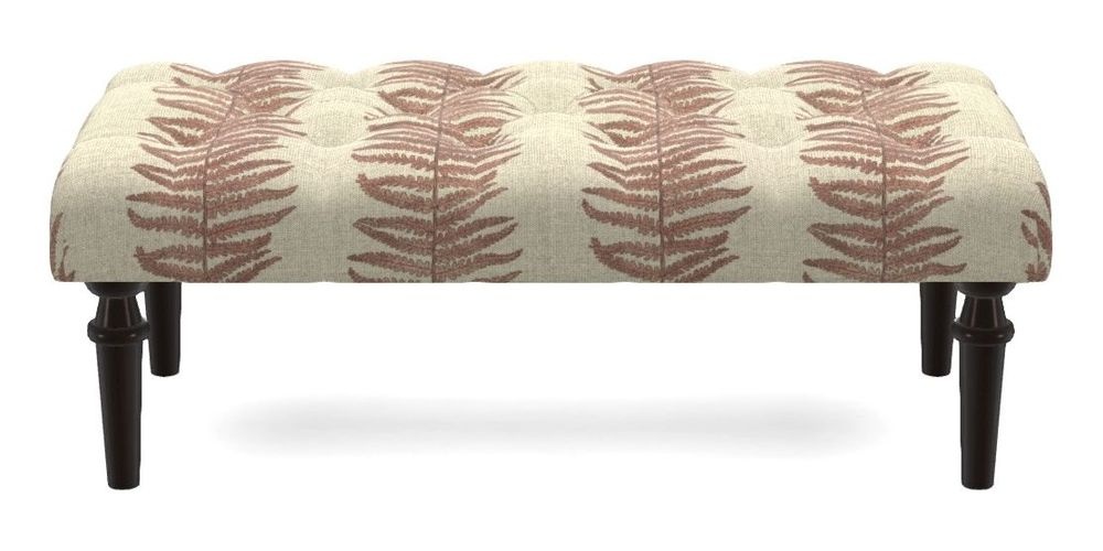 Small Buttoned Footstool