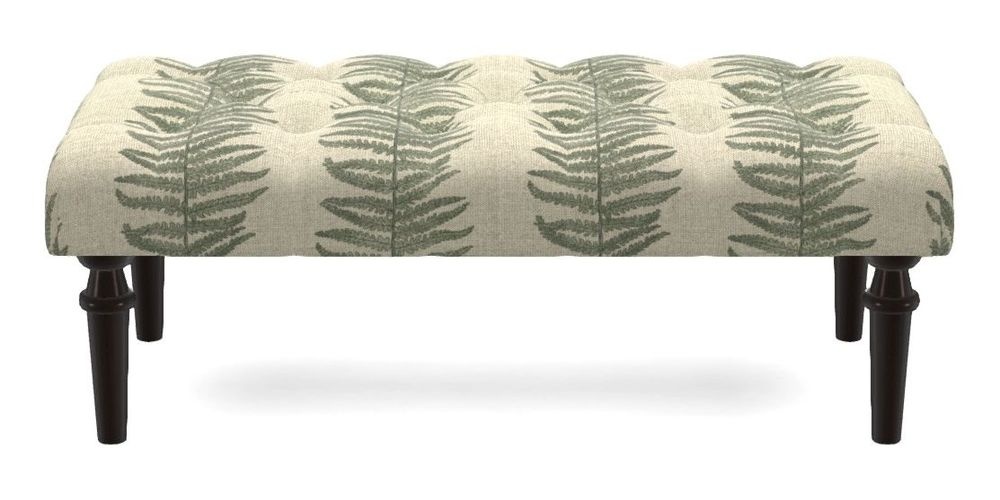 Small Buttoned Footstool