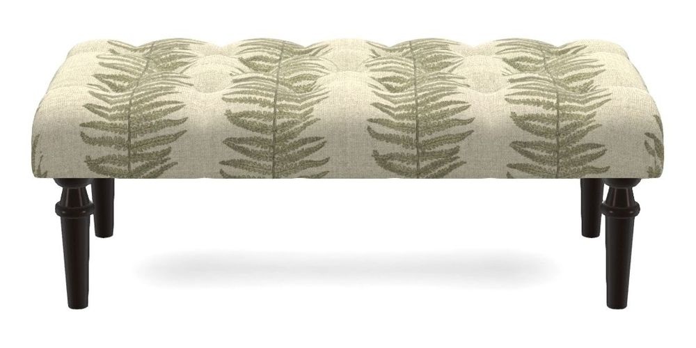Small Buttoned Footstool
