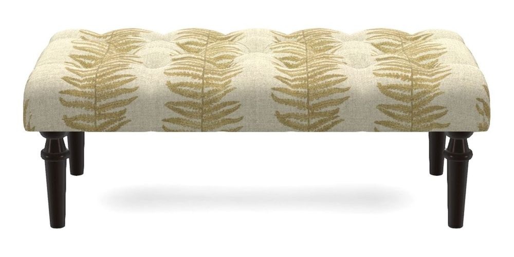 Small Buttoned Footstool