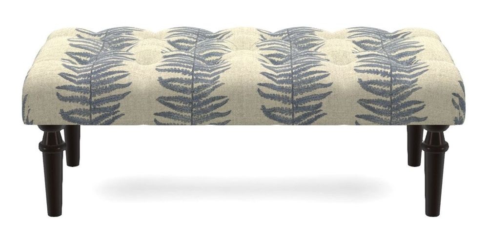Small Buttoned Footstool