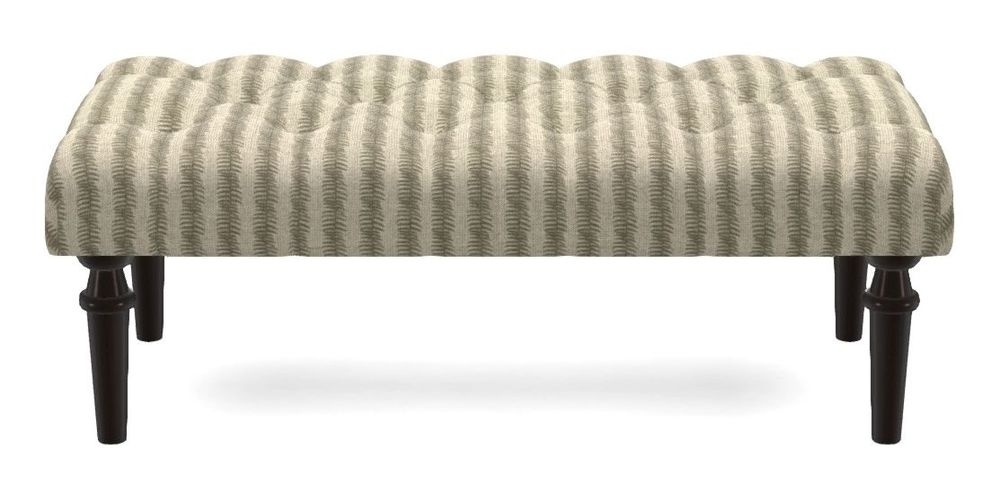 Small Buttoned Footstool