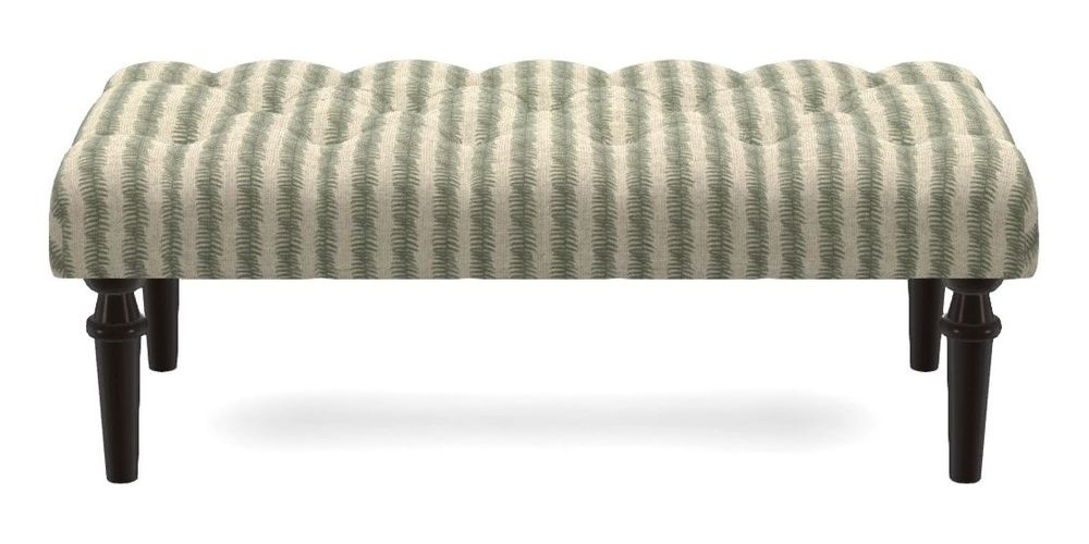 Small Buttoned Footstool