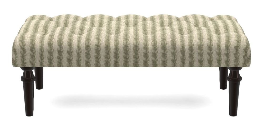 Small Buttoned Footstool