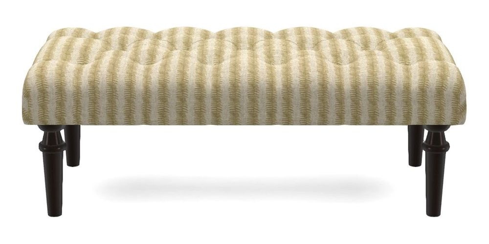 Small Buttoned Footstool