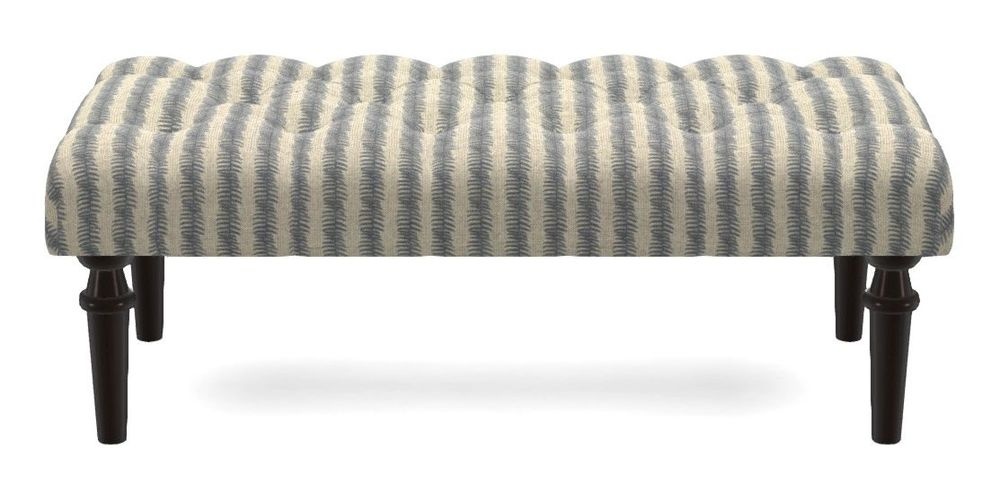 Small Buttoned Footstool