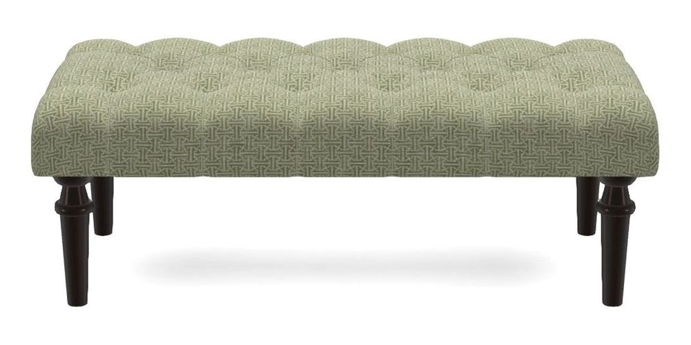 Small Buttoned Footstool