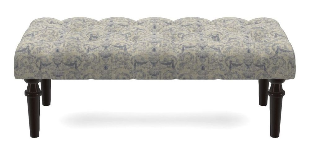 Small Buttoned Footstool