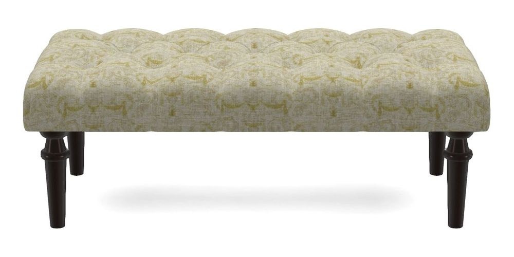 Small Buttoned Footstool