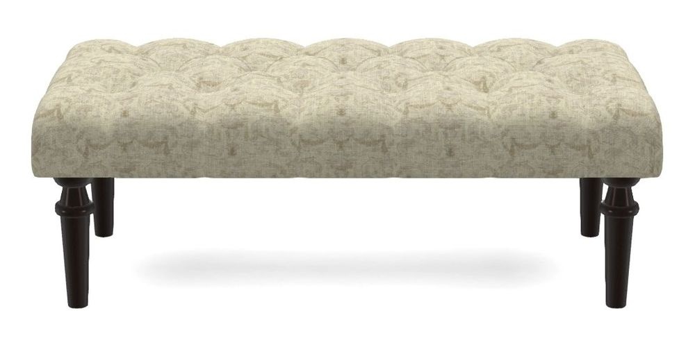 Small Buttoned Footstool