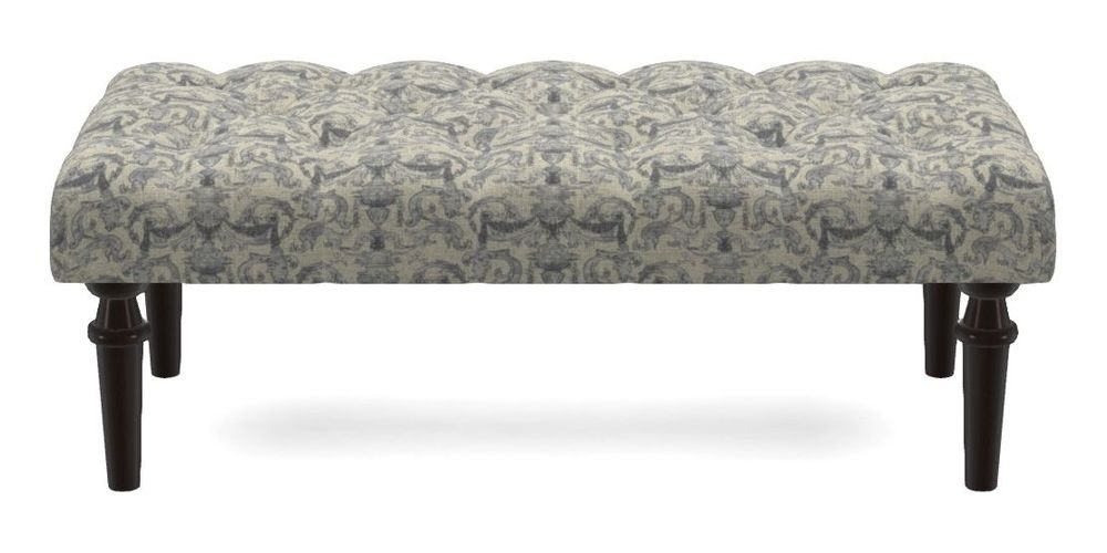 Small Buttoned Footstool